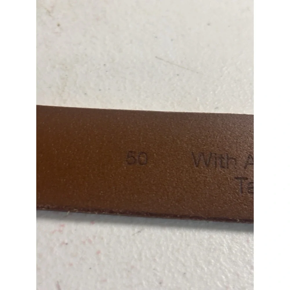 Midway USA Leather Belt Brown Size 50  Dress Casual Classic